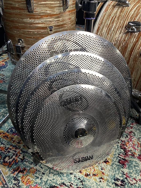 Sabian - Quiet Tone QTPC504 Practice Cymbals Set, 14 hi-hats-/16-/18-/20-inch image 1