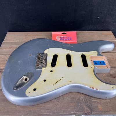 Real Life Relics Strat® Stratocaster® Body Aged Inca Silver #2 image 4