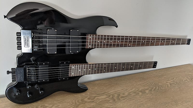 Overlord Of Music RIF 05 Double Neck Headless 4/6 Bass and