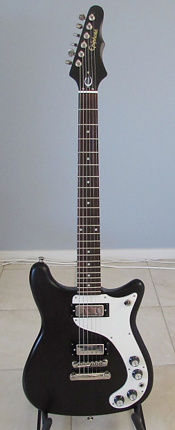 Epiphone 1966 Worn Wilshire Black | Reverb