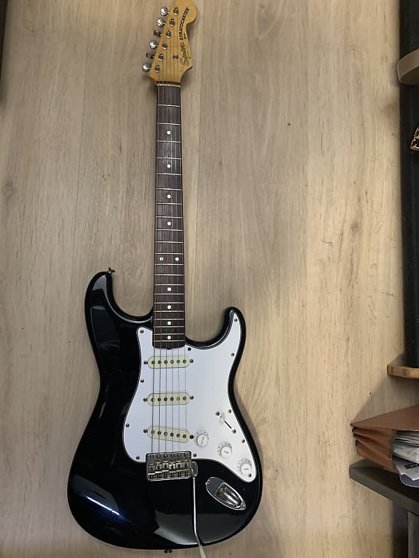 Fender Squier JV Stratocaster 1983 Black image 1