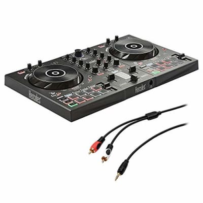 Hercules DJ 2 Control Inpulse 300, DJ Controller with /8" Stereo Mini to Dual RCA Y-Cable (6') Bundle image 1