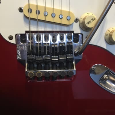 Fender Stratocaster MIJ Contemporary Serie Kahler Tremolo 1988 - Candy Apple Red image 6
