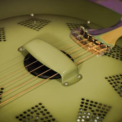 2010 National Triolian Wood-Body Resonator Guitar (VIDEO! Fresh Work & Ready to Go! w/OHSC) image 7