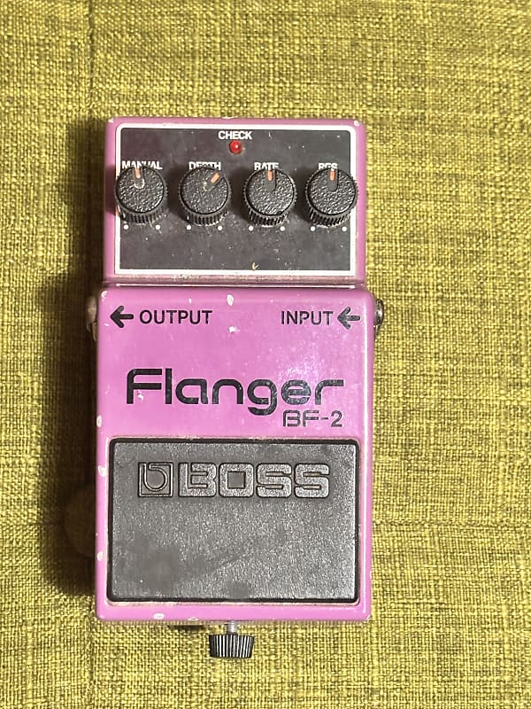 Boss BF-2 Flanger 1984-1990 (Green Label) Made In Japan | Reverb