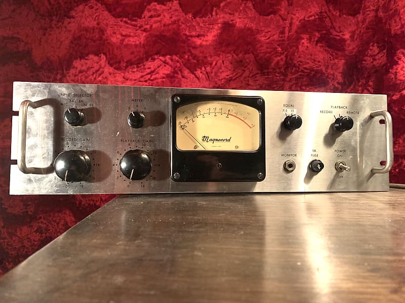 Magnecord M 80 Tube Preamp Ampex 351 Reverb UK