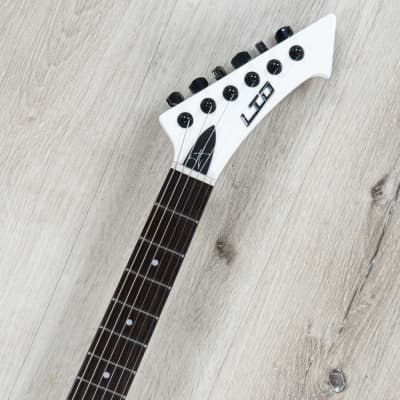 ESP LTD James Hetfield Signature Snakebyte Guitar, Ebony Fretboard, Snow White image 8