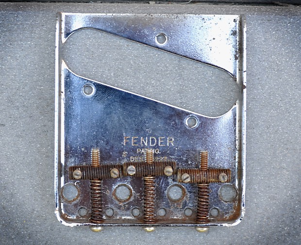 1963 Fender Telecaster Bridge Plate, Saddles, 4 Reverb Australia