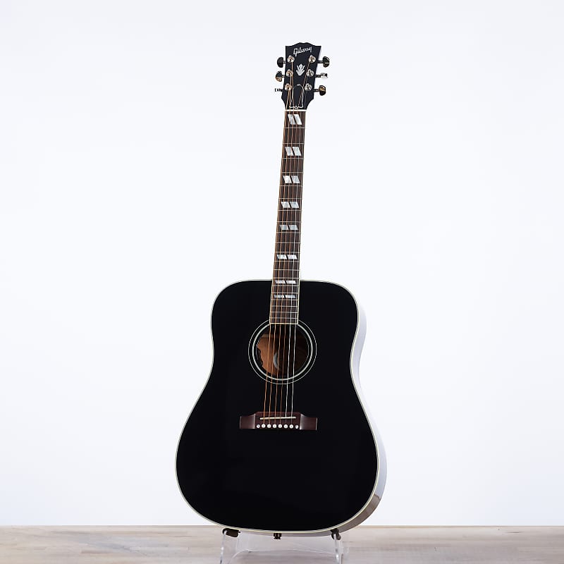 Gibson Hummingbird Standard, Ebony | Demo | Reverb