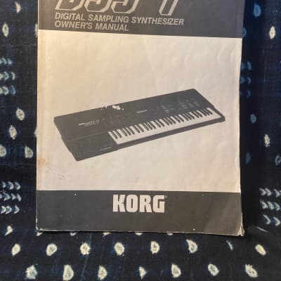 Korg DSS-1 61-Key Digital Sampling Synthesizer 1980s - MANUAL ONLY