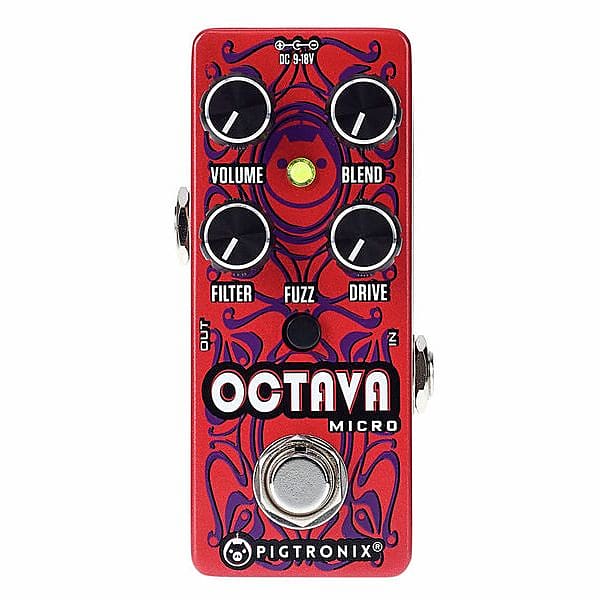 ギター Pigtronix Octava Octave Fuzz New Pigtronix Octava Micro Octave Fuzz Guitar Effects Pedal