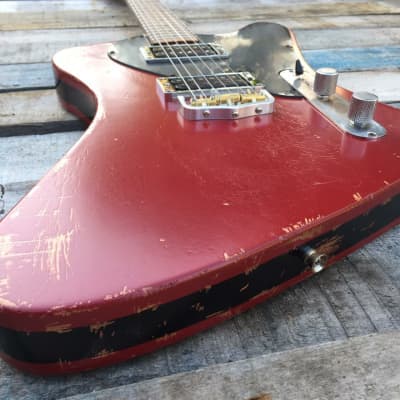 Pardo guitars- Firecaster  RED- RELIC image 10