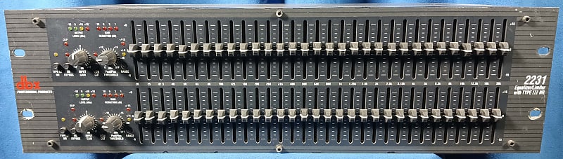 dbx 2231 2-Channel 31-Band Graphic Equalizer/Limiter w/ Type III