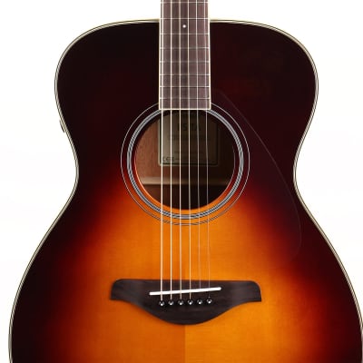 Yamaha FS-TA Transacoustic Brown Sunburst Acoustic Guitar image 6
