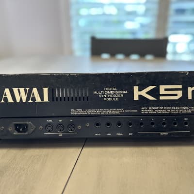 Kawai K5M Rackmount Digital Synthesizer Module 1987 - Black image 4