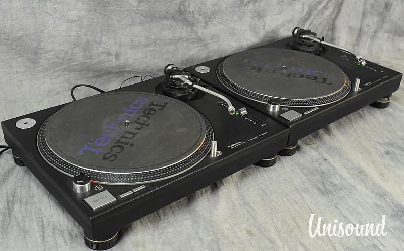 Technics SL-1200MK3 Black [Pair] Direct Drive DJ Turntables [Very Good]