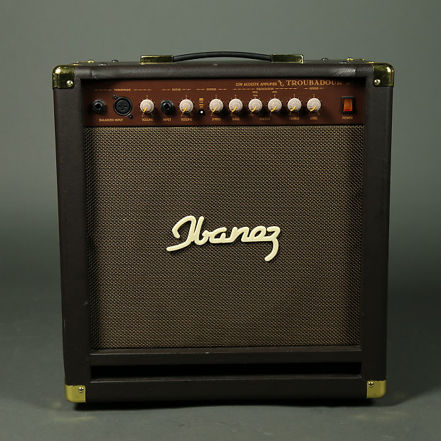 ベース Ibanez TROUBADOUR TA25 25W Ibanez Troubadour TA25 Acoustic Guitar Amp w Mic Input + EFX