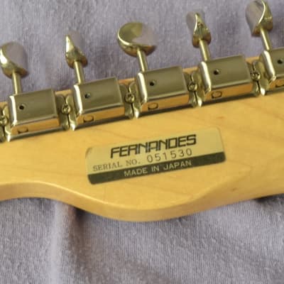Fernandes Telecaster Electirc Guitar Made in JAPAN