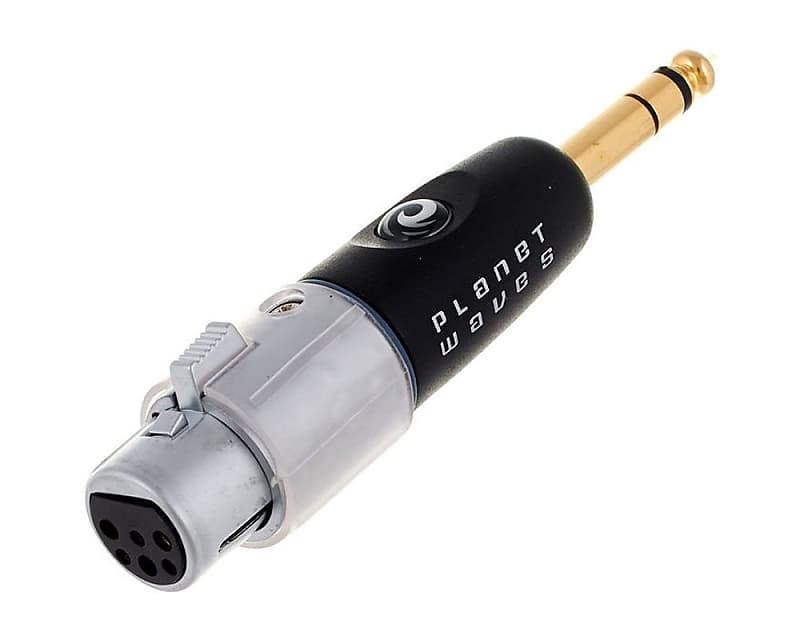 Planet Waves 1/4"" Male Balanced to XLR Female Adapter image 1