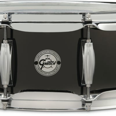 Gretsch Drums Black Nickel Over Steel Snare Drum - 5 x 14-inch - Polished