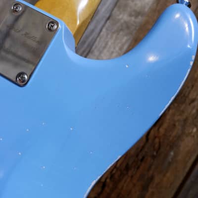 Keith Holland Customs S-ANS #1316 - Taos Turquoise Nitro with Hard Case image 20