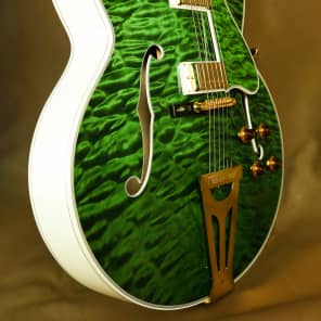 Gibson Super 400 Ultra Tree of Life Custom Quilted Maple CES image 6