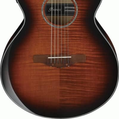 Ibanez AEWC400 Amber Sunburst High Gloss Acoustic Guitar for sale