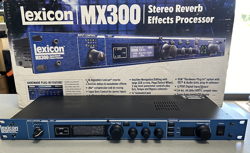 【美品】Lexicon MX300 レキシコン STEREO REVERB Lexicon MX300 Reviews | Sweetwater
