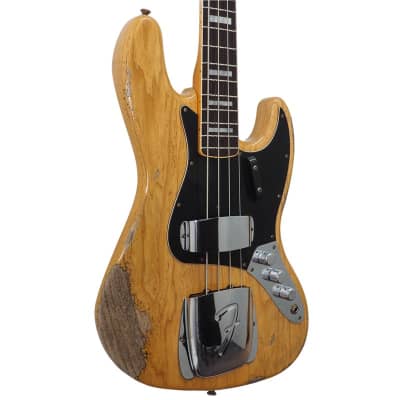 Fender Custom Shop Limited Edition Custom Jazz Bass Heavy Relic, Aged Natural image 3