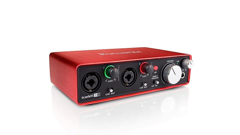 Radial Engineering JS3 Mic Splitter w/ Focusrite Scarlett Radial Engineering JS3 Mic Splitter w/ Focusrite Scarlett
