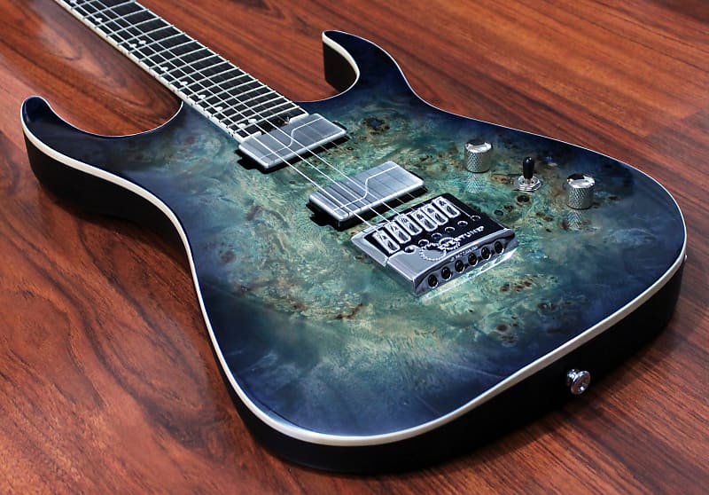 Halo MERUS 6-string Guitar with EVERTUNE 🤘🏻 Fishman Fluence Modern, Transparent Blue image 1