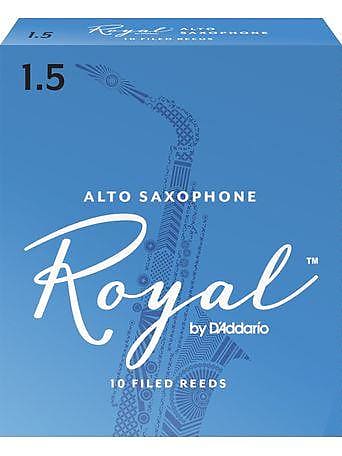 Royal Alto Sax Reeds, Strength 1.5, 10-pack image 1
