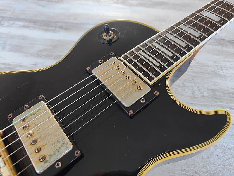 1970's Roje (Zen-On) Japan Les Paul Custom (Ebony) | Reverb Australia
