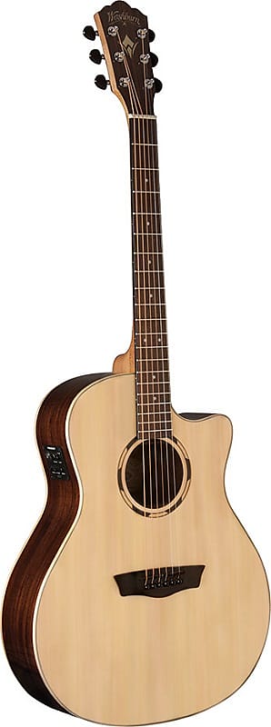 Washburn WLO20SCE Woodline 20 Series Orchestra Cutaway Acoustic Electric Guitar image 1