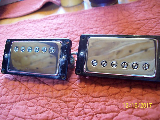Gibson Pickups 1965 All Original Hardware  Chrome  Patent Decal Post PAF image 1