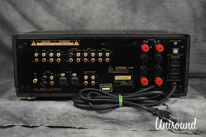 Luxman L-540 Japanese Integrated Amplifier in Excellent | Reverb Luxman L-540 Japanese Integrated Amplifier in Excellent | Reverb