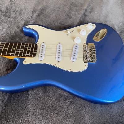 2023 Del Mar Lutherie Surfcaster Strat Lake Placid Blue - Made in USA image 5