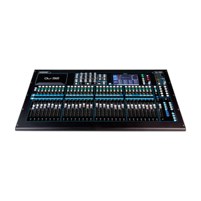 Allen & Heath AH-QU-32C 38 In/28 Out Compact Digital Mixer, Chrome Edition Bundle w/ 4-Pack Pig Hog PHM15 Pig Hog 8mm Mic Cable, Power Cable and Liquid Audio Polishing Cloth image 2