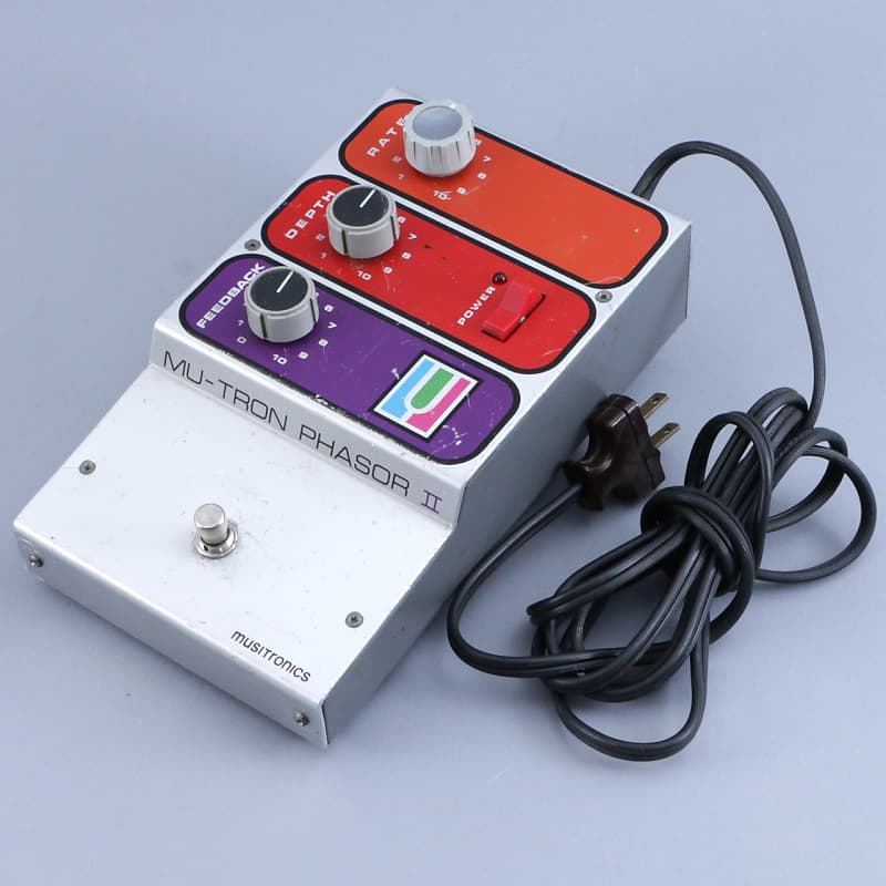 Musitronics Mu-Tron Phasor II Phaser Guitar Effects Pedal P
