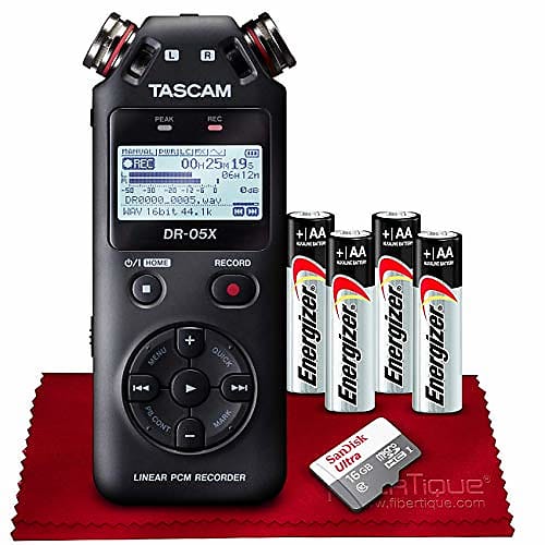 Tascam DR-05X Stereo Handheld Digital Audio Recorder with USB