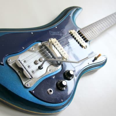 1967 Guyatone LG-350T Sharp 5 stratocaster - Blue image 6