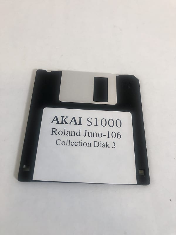 Akai S1000 Roland Juno Sound Library Early 90s Reverb