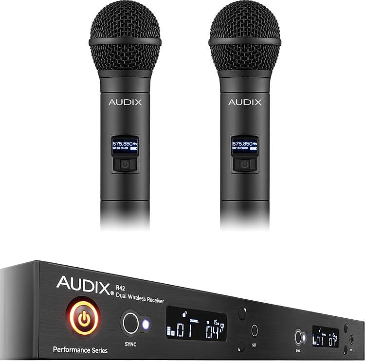 Audix AP42 OM5 Dual Handheld Wireless Microphone System- A Band image 1