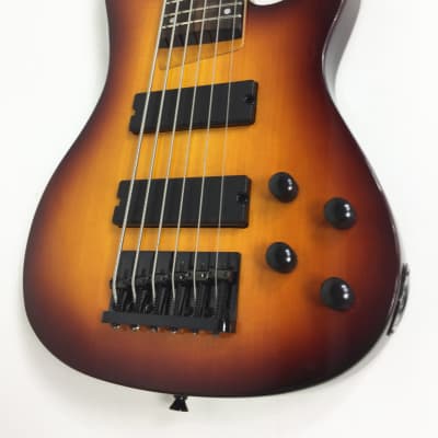Haze 6-String Electric Bass Guitar, Sunburst, Free Bag ,Tuner,3 Picks SE6700CSBH image 3