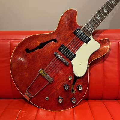 Epiphone 1967-68 E360TDC 12-String Riviera Cherry [SN 897414] (02/14) for sale