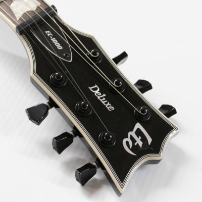 ESP LTD EC-1000S Fluence Electric Guitar (DEMO) - Black image 8