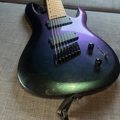 Harley Benton R-458FFB Roasted Multiscale Flip Flop Blue The