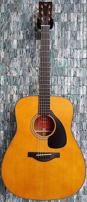 Yamaha FG3 Red Label Folk Acoustic, Heritage Natural | Reverb