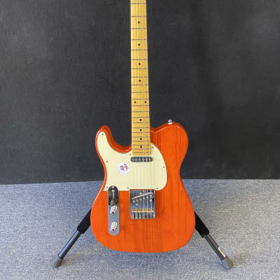 G&L Tribute Series ASAT Classic Left Handed Lefty Guitar Clear Orange. New! image 2
