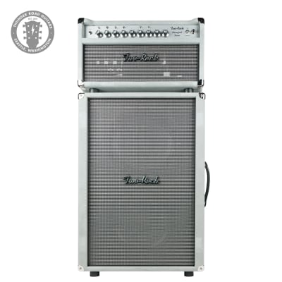 New Two Rock Bloomfield Drive 100/50 Head and 2x12 Cabinet Grey Suede Silver Grill for sale